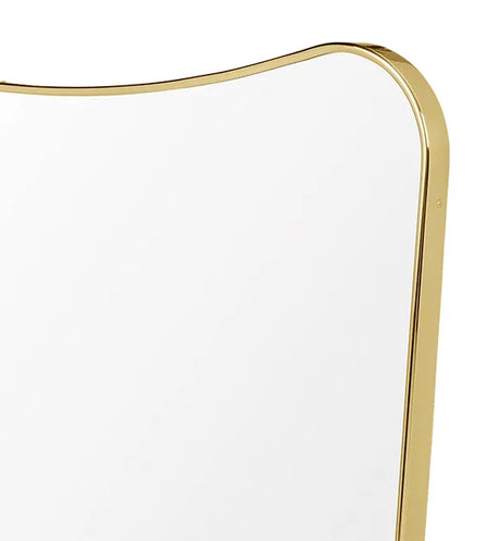 Gio Ponti F. A. 33 Spiegel 80 von GUBI - Poliertes Messing - Jacobsen Plus