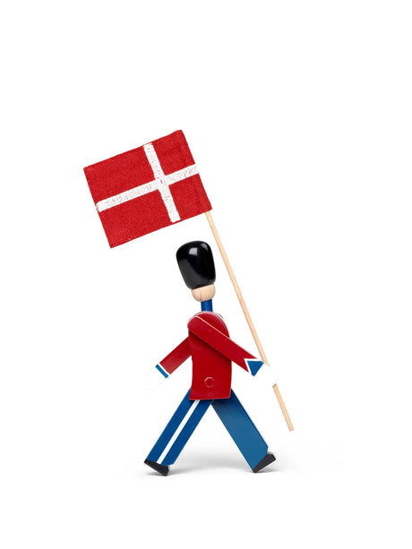 Fahnenträger mit Textilflagge, Mini von Kay Bojesen - 5 - Jacobsen Plus