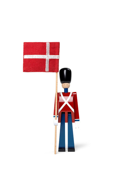 Fahnenträger mit Textilflagge, Mini von Kay Bojesen - 1 - Jacobsen Plus