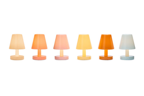 Edison The Ambiance portable Tischleuchte von Fatboy - Soft-Pfirsich - Jacobsen Plus