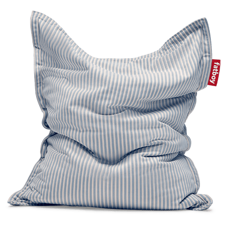 Original Slim Terry Sitzsack von Fatboy - Blizzard Blue Creme - Jacobsen Plus