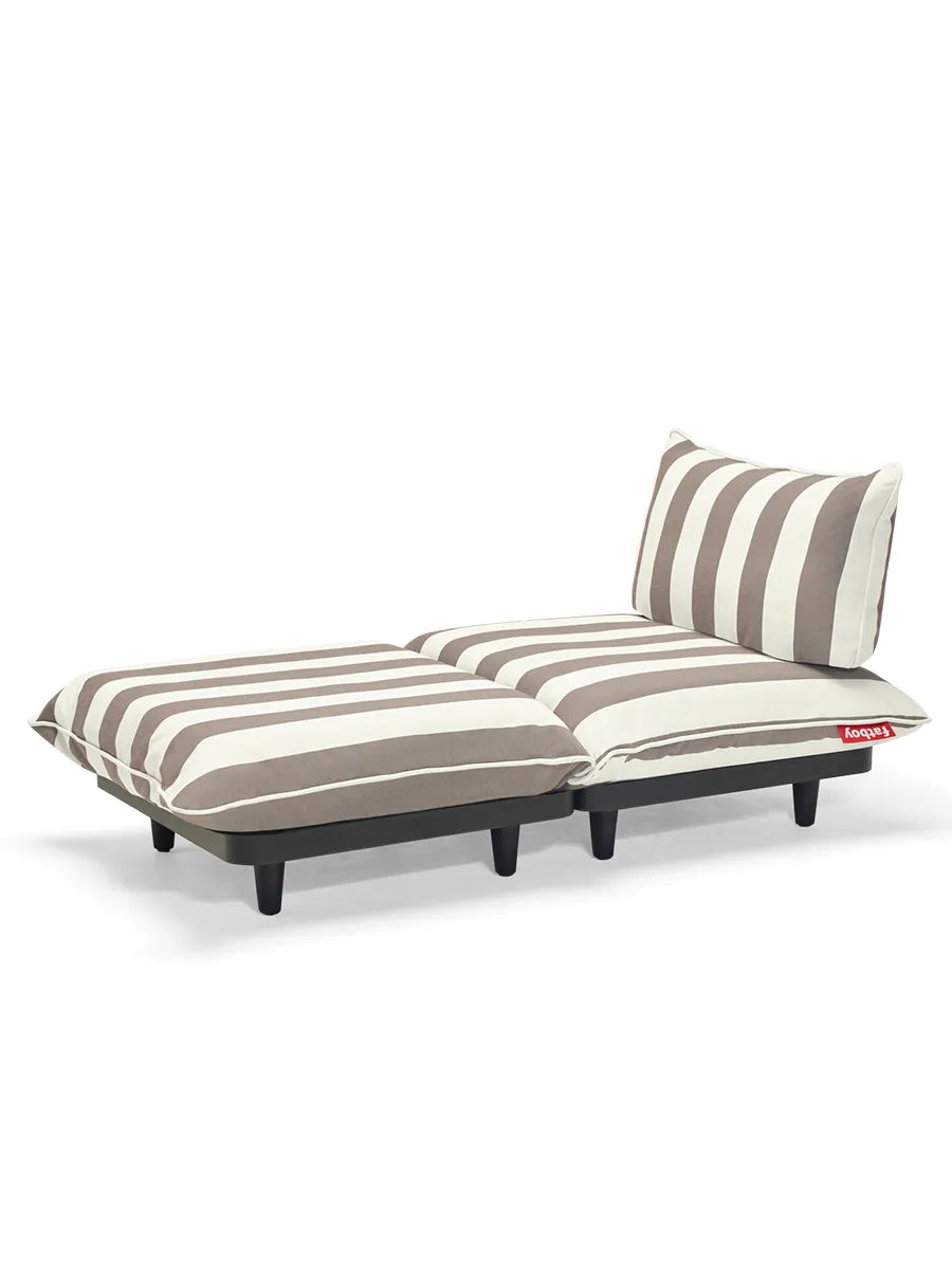 Paletti udendørs daybed fra Fatboy - Stripe Cacao - Jacobsen Plus