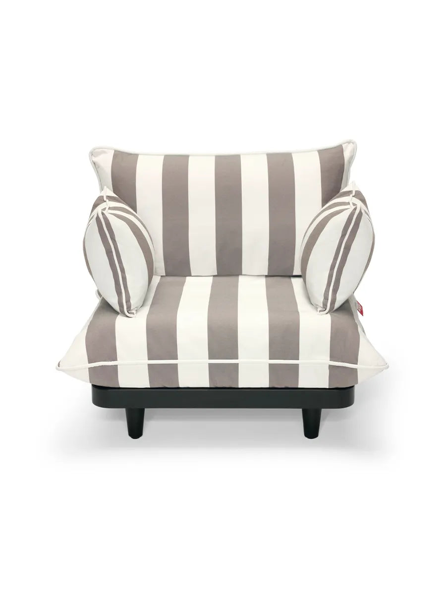 Paletti Lounge-Sessel von Fatboy - Stripe Cacao - Jacobsen Plus