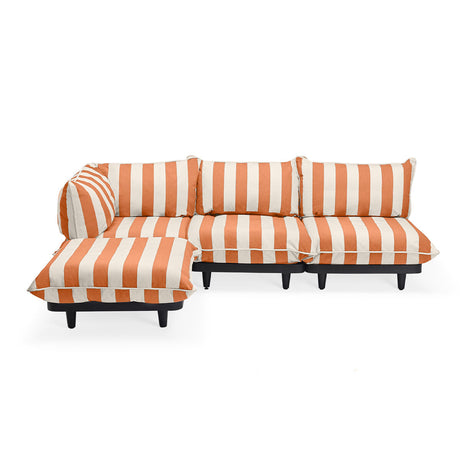 Paletti Set Large Left - Outdoor Ecksofa von Fatboy - Orange Creme - Jacobsen Plus