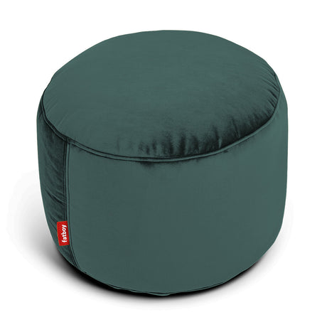 Point velvet Recycled Hocker fra Fatboy - Petrol - Jacobsen Plus