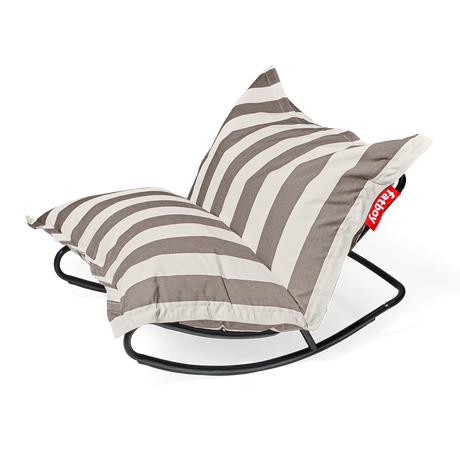 Fatboy Rock 'n Roll + Original Outdoor Sitzsack - Stripe Cacao - Jacobsen Plus