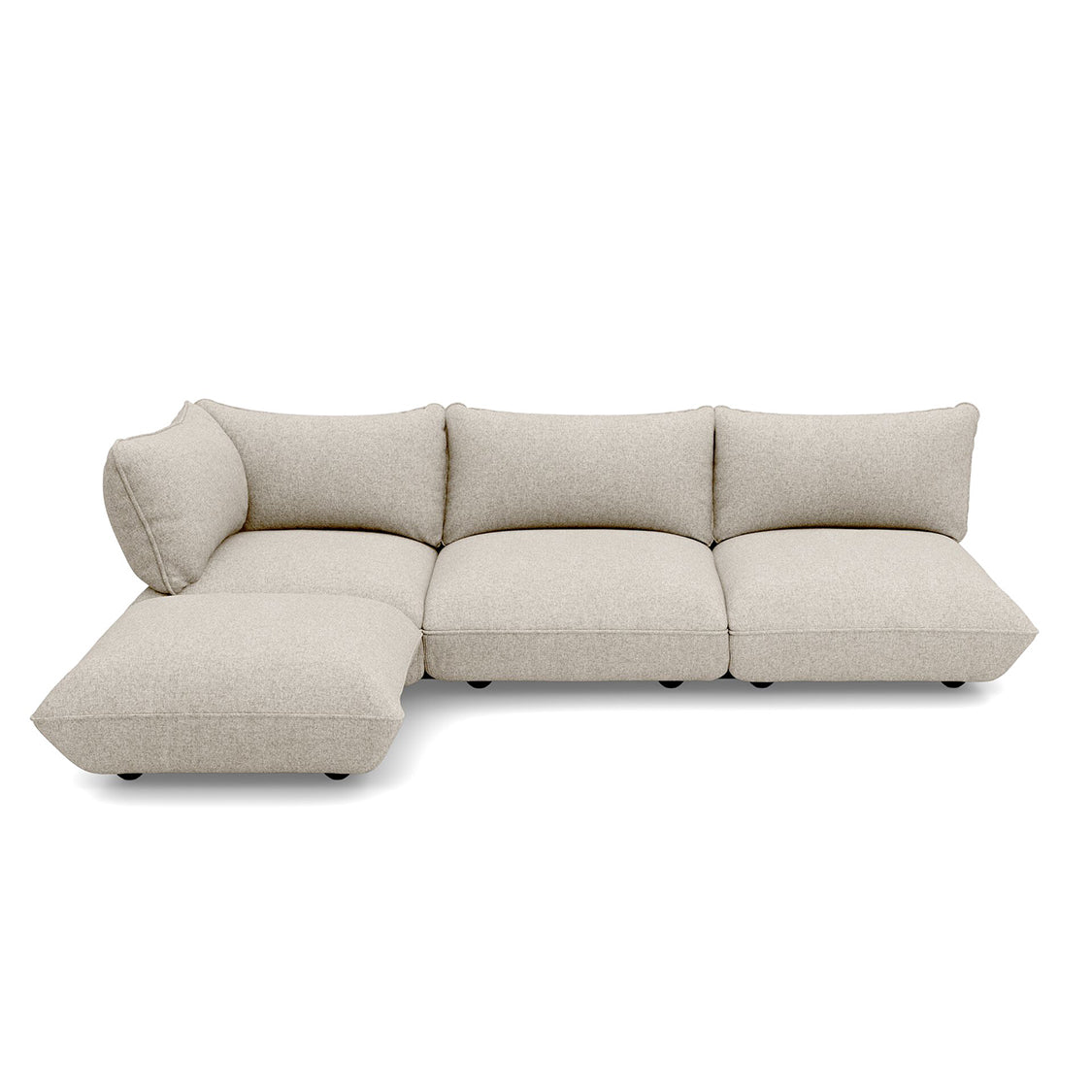 Sumo Sofa Corner von Fatboy - Boucle Recycled Beige - Jacobsen Plus