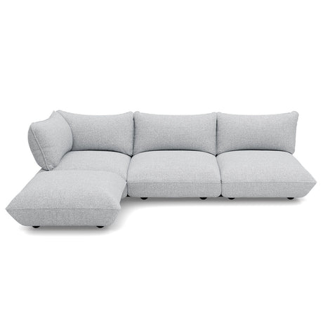 Sumo Sofa Corner von Fatboy - Bouclé Recycled Light Grey Melange - Jacobsen Plus