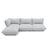 Bouclé Recycled Light Grey Melange