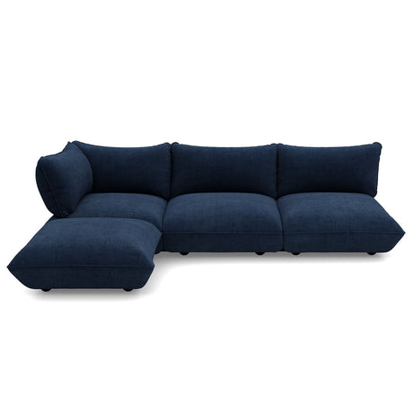 Sumo Sofa Corner von Fatboy - Cord Recycled Deep Blue - Jacobsen Plus