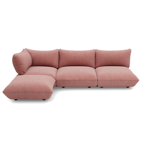 Sumo Sofa Corner von Fatboy - Cord Recycled Soft Pink - Jacobsen Plus