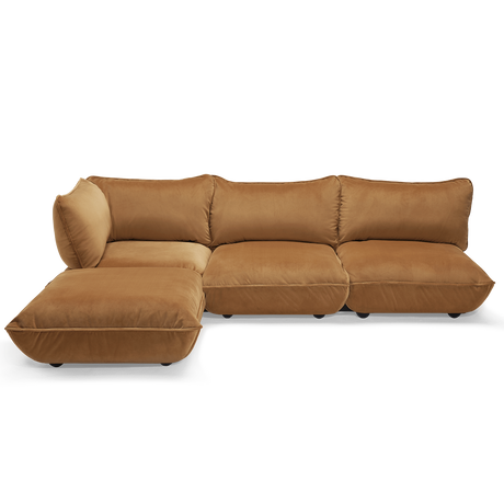 Sumo Sofa Corner von Fatboy - Velvet Recycled Almond - Jacobsen Plus