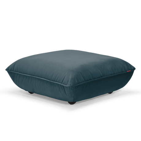 Sumo Sofa Hocker von Fatboy - Velvet Recycled Petrol - Jacobsen Plus