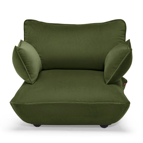 Sumo Sofa Loveseat von Fatboy - Velvet Recycled Deep Green - Jacobsen Plus