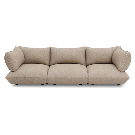 Sumo Sofa Grand von Fatboy - Boucle Recycled Hellbraun Melange - Jacobsen Plus