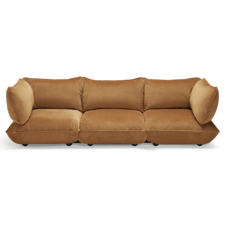 Sumo Sofa Grand von Fatboy - Velvet Recycled Almond - Jacobsen Plus
