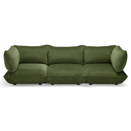 Sumo Sofa Grand von Fatboy - Velvet Recycled Deep Green - Jacobsen Plus