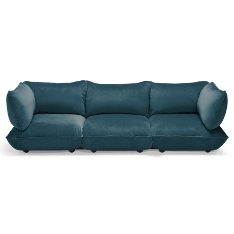 Sumo Sofa Grand von Fatboy - Velvet Recycled Petrol - Jacobsen Plus
