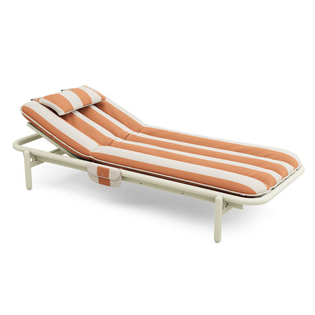 Sunbun Daybed von Fatboy - Desert / Stripe Orange Creme - Jacobsen Plus