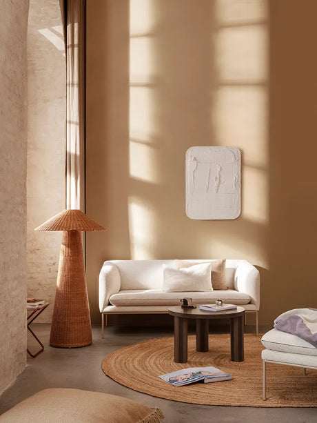 Turn Sofa 2 Bouclé, Off-white von Ferm Living - Kaschmir-Stel - Jacobsen Plus
