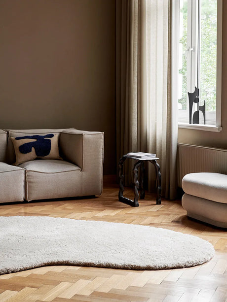 Lay Cushion, 60x40 cm von Ferm Living - Leuchtend Blau - Jacobsen Plus
