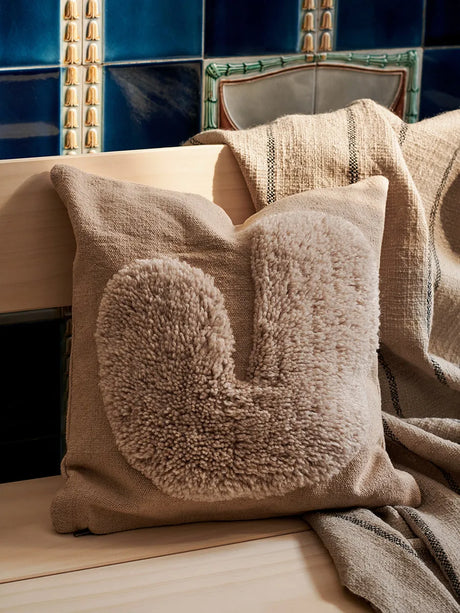 Lay Cushion, 50x50 cm von Ferm Living - Offwhite - Jacobsen Plus