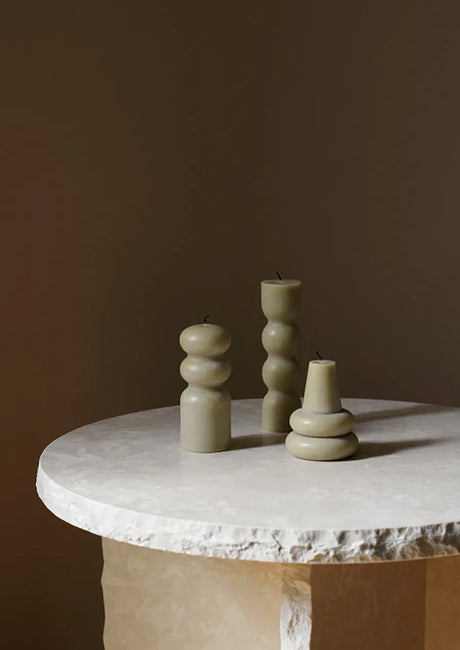 Torno Candles Sand, Set of 3 von Ferm Living - 2 - Jacobsen Plus