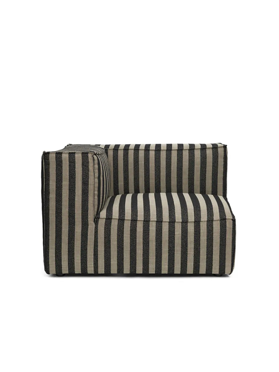 Catena Armlehne Links Louisiana, sand/schwarz von Ferm Living