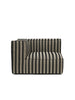 Catena Armlehne Links Louisiana, sand/schwarz von Ferm Living