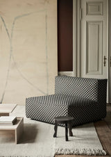 Catena Sofa Center L100 Check, sand/black fra Ferm Living - 2 - Jacobsen Plus