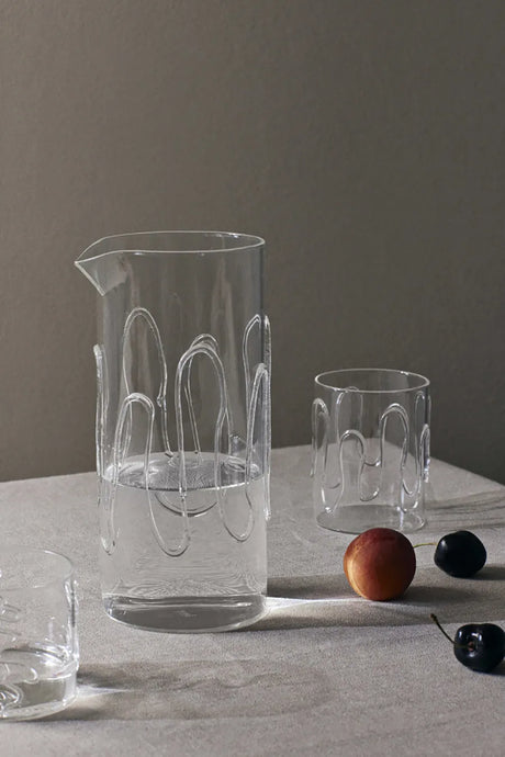 Doodle Glasses Tall, sæt á 2 stk. fra Ferm Living - 2 - Jacobsen Plus