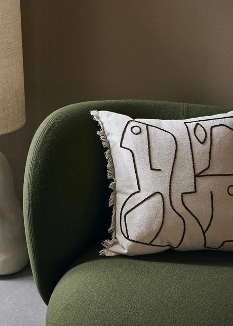 Figure Cushion, off-white/coffee von Ferm Living - 2 - Jacobsen Plus
