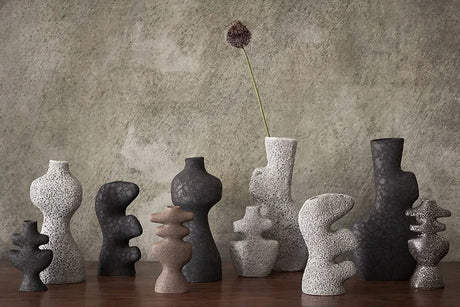Yara Vase Medium, grauer Pumice von Ferm Living - 3 - Jacobsen Plus