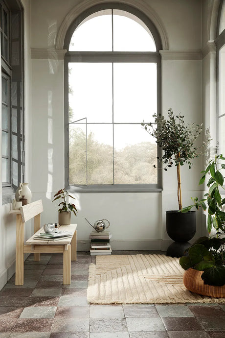 Hourglass Pot, Schwarz von Ferm Living - X-small - Jacobsen Plus