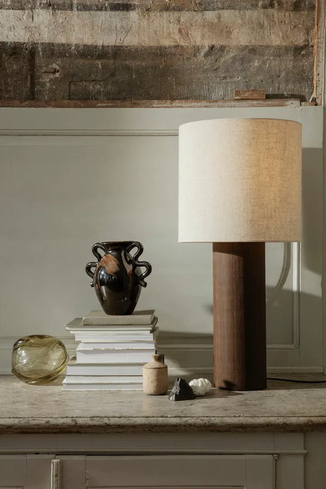 Water Swirl Vase, Round von Ferm Living - Moosgrün - Jacobsen Plus