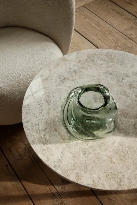 Water Swirl Vase, Round von Ferm Living - Moosgrün - Jacobsen Plus