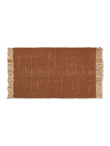 Block Mat von Ferm Living - Dark Brick-Natural - Jacobsen Plus