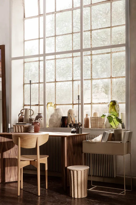 Herman Stuhl, Holzgestell von Ferm Living - Schwarz - Jacobsen Plus