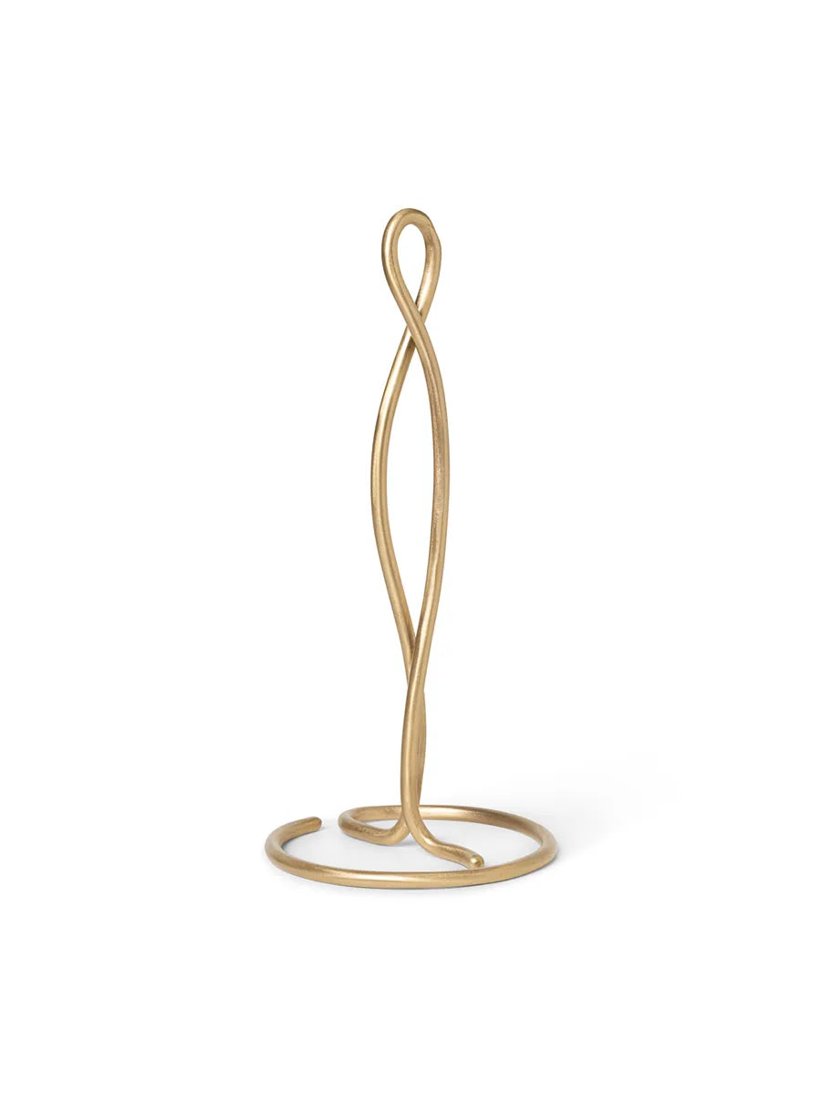 Curvature Paper Towel Holder fra Ferm Living - Brass - Jacobsen Plus