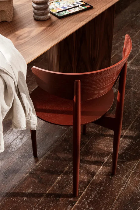 Herman Stuhl, Holzgestell von Ferm Living - Schwarz - Jacobsen Plus