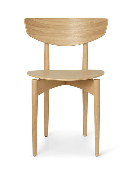 Herman Stuhl, Holzgestell von Ferm Living - Natur-Eiche - Jacobsen Plus
