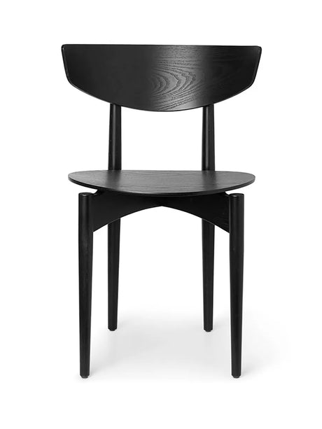 Herman Stuhl, Holzgestell von Ferm Living - Schwarz - Jacobsen Plus