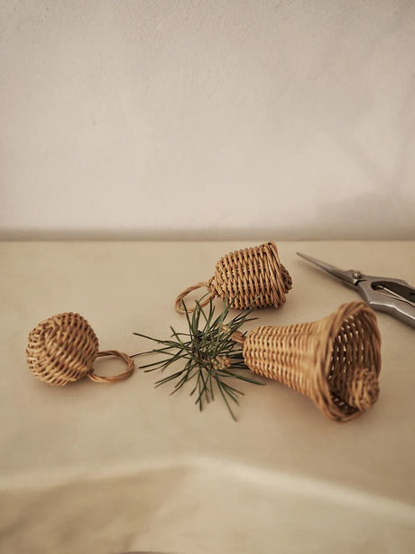 Braided Bell Baubles, Set á 3 Stk. von Ferm Living - 3 - Jacobsen Plus