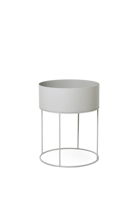 Plant Box Round von Ferm Living - Schwarz - Jacobsen Plus