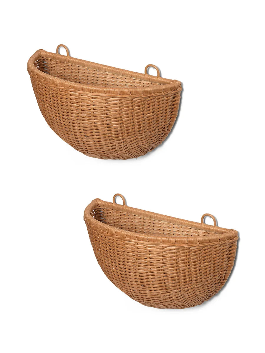 Braided Wall Pockets, 2er-Set von Ferm Living