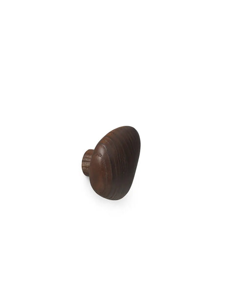 Cairn Hooks, Set aus 2 Stück von Ferm Living - Dunkelbraun - Jacobsen Plus
