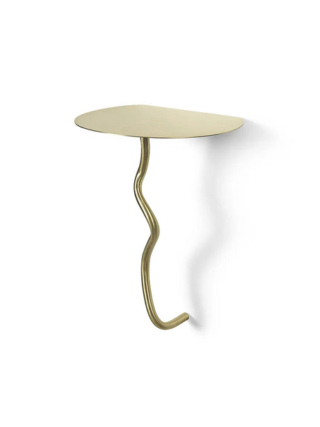 Curvature Wandtisch von Ferm Living - Messing - Jacobsen Plus