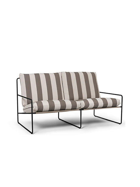 Desert 2-Seater fra Ferm Living - Black - Stripe - Chocolate - Jacobsen Plus