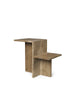 Distinct Side Table, Dunkelbrauner Travertin von Ferm Living