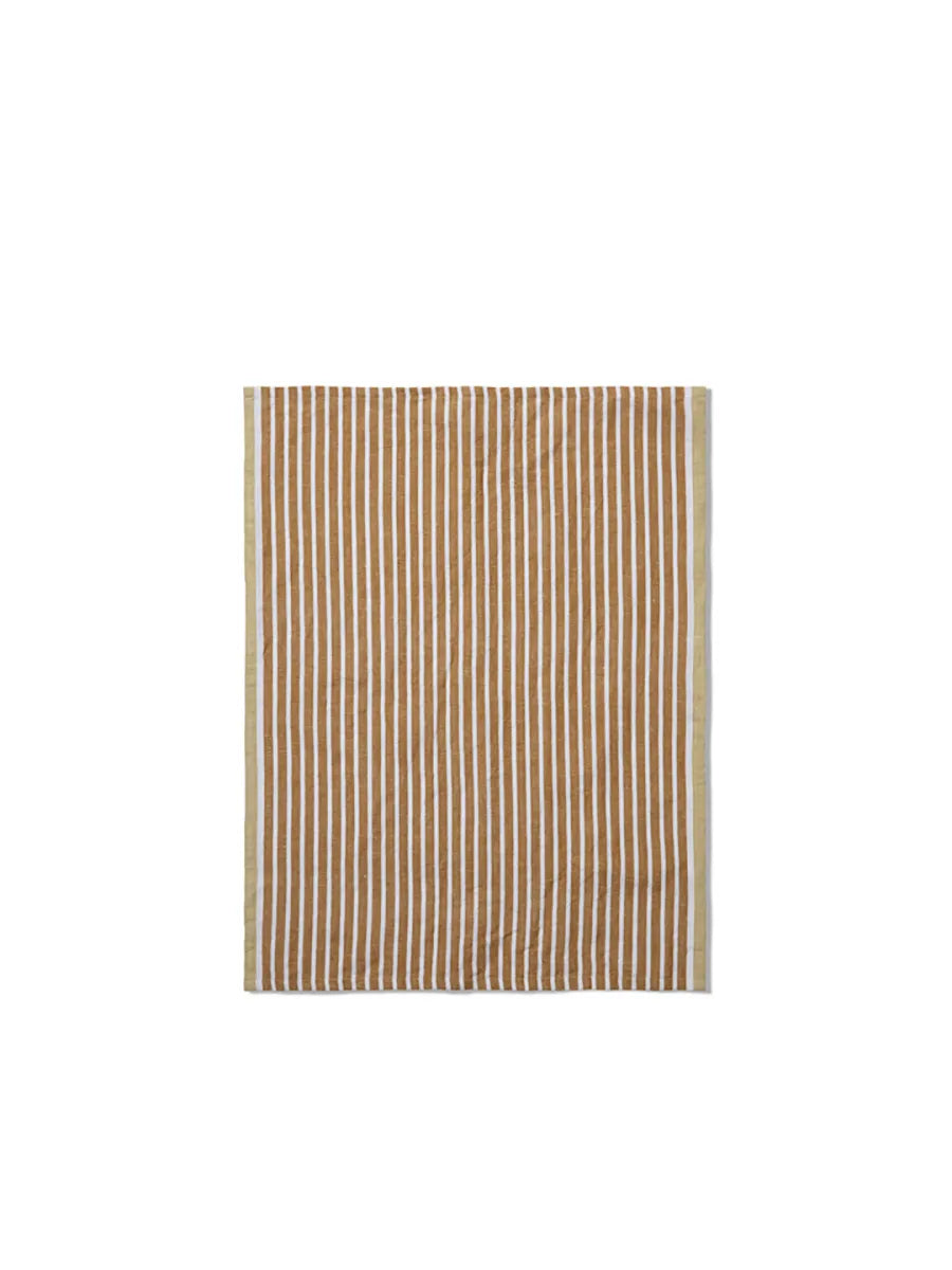 Hale Tea Towel von Ferm Living - Golden Brown-Silver Fern - Jacobsen Plus